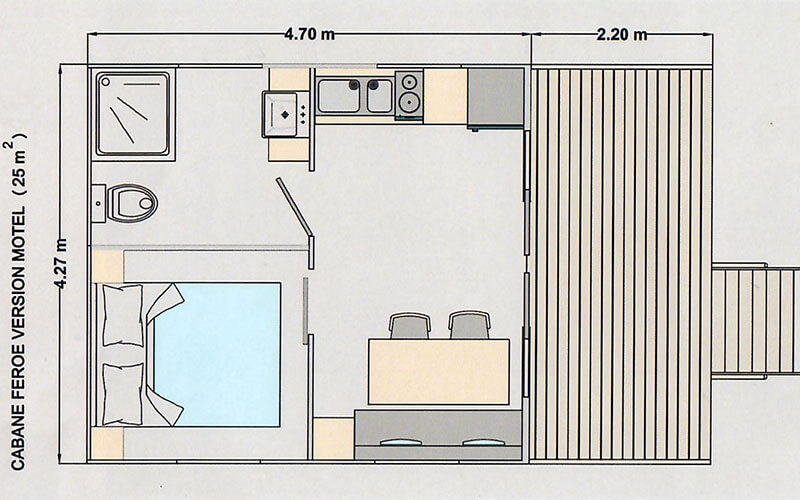 Plan de la petite cabane